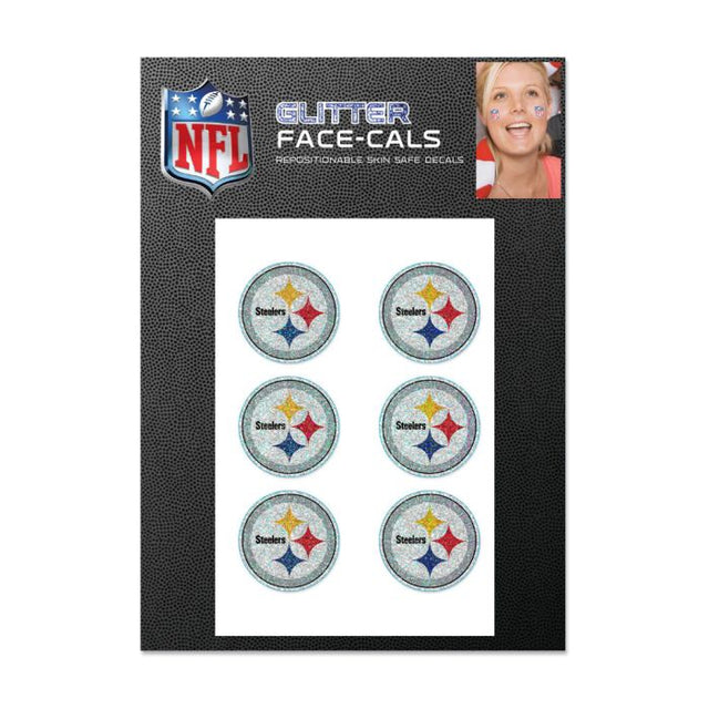 Pittsburgh Steelers Glitter Tattoo 6 Pack