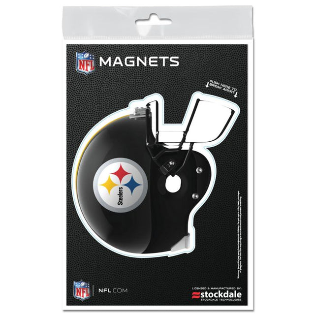 Pittsburgh Steelers HELMET Outdoor Magnets 3" x 5"