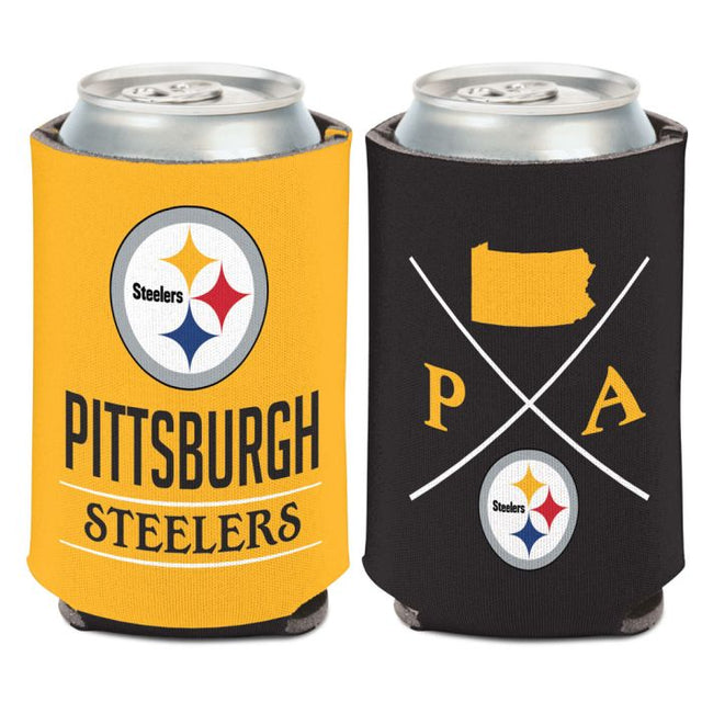 Enfriador de lata hipster Pittsburgh Steelers de 12 oz.