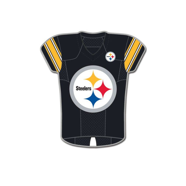 Tarjeta de joyería con pin de colección de la camiseta de los Pittsburgh Steelers