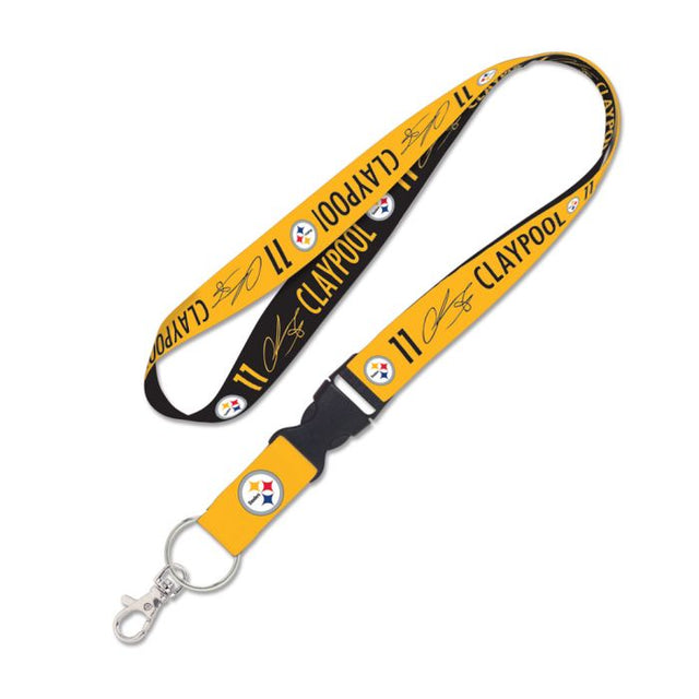 Pittsburgh Steelers Lanyard w/detachable buckle 1" Chase Claypool