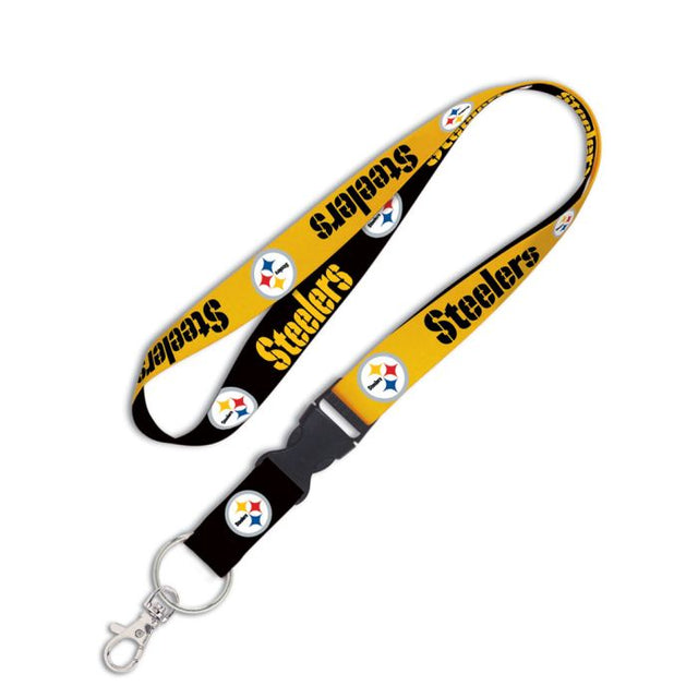 Pittsburgh Steelers Lanyard w/detachable buckle 1"