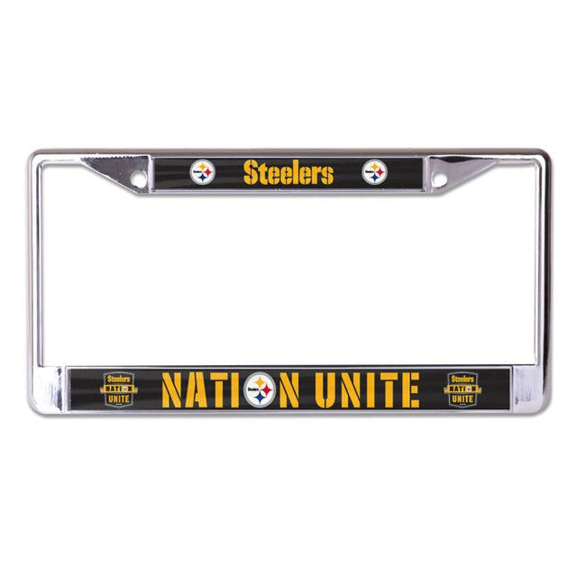 Pittsburgh Steelers Lic Plt Frame S/L Printed