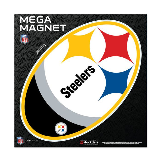 Pittsburgh Steelers MEGA Outdoor Magnets 6" x 6"