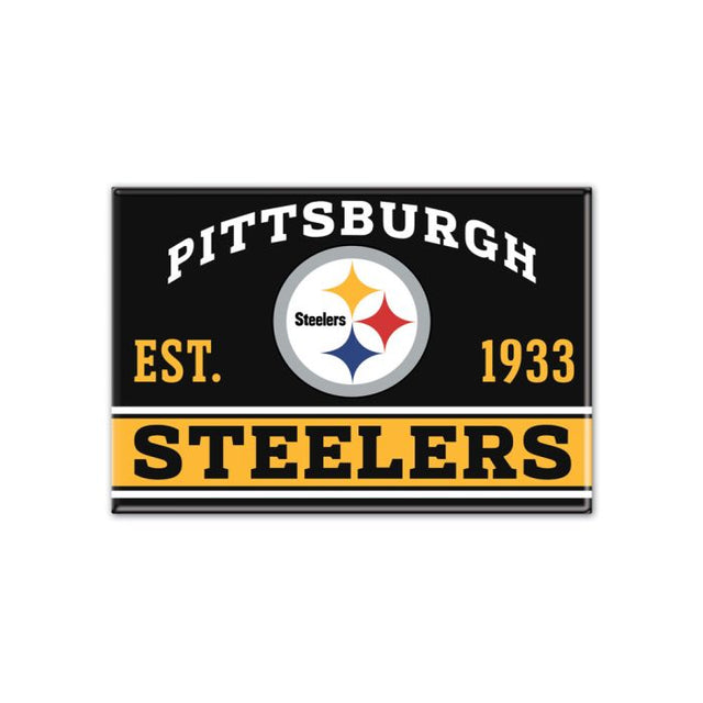 Pittsburgh Steelers Metal Magnet 2.5" x 3.5"