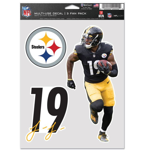 Pittsburgh Steelers Multi Use 3 Fan Pack JuJu Smith-Schuster