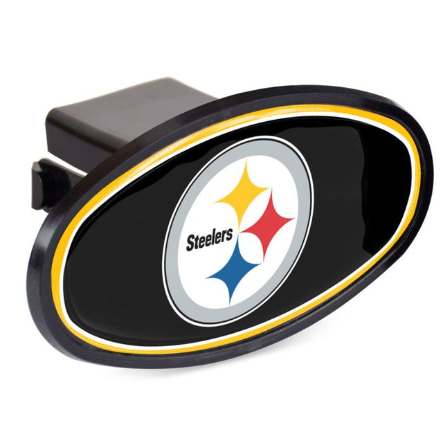 Receptor de enganche ovalado de 2" de los Pittsburgh Steelers