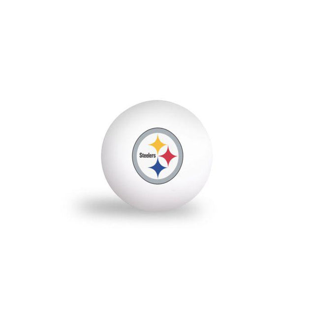 Pelotas de ping pong de los Pittsburgh Steelers (paquete de 6)