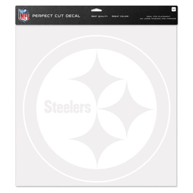 Calcomanía de corte perfecto de los Pittsburgh Steelers de 17" x 17"