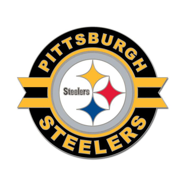 Pittsburgh Steelers Retro Collector Enamel Pin Jewelry Card