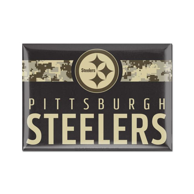 Pittsburgh Steelers STANDARD Metal Magnet 2.5" x 3.5"