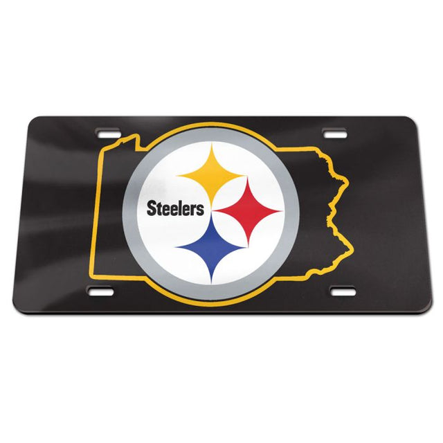 Pittsburgh Steelers STATE Specialty Acrylic License Plate