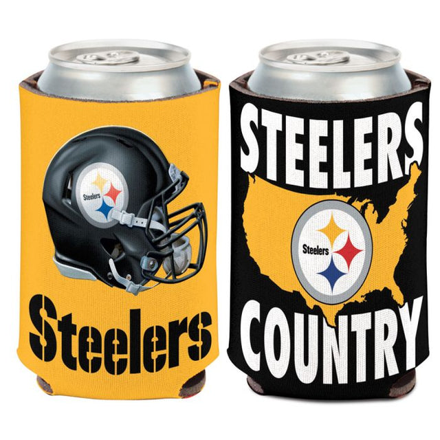 Pittsburgh Steelers Slogan Can Cooler 12 oz.