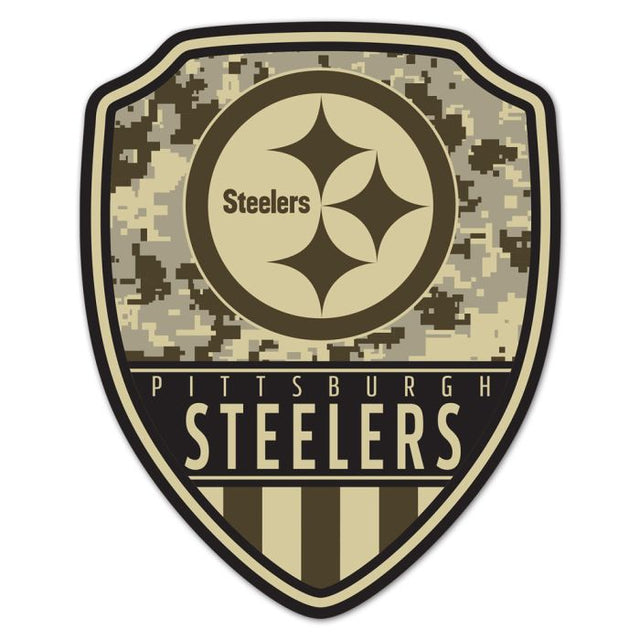 Pittsburgh Steelers Standard Issue Wood Sign 11"X14"