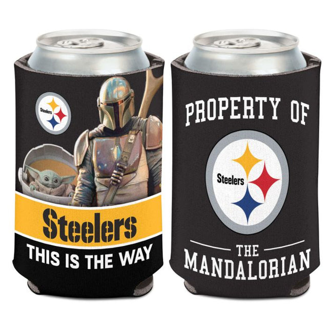 Pittsburgh Steelers / Star Wars MAndalorian Can Cooler 12 oz.