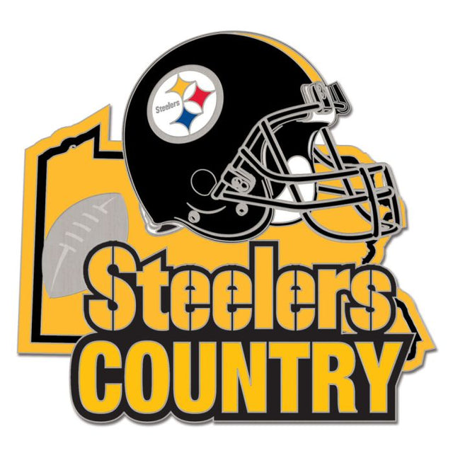 Pittsburgh Steelers Steelers Country Collector Enamel Pin Jewelry Card