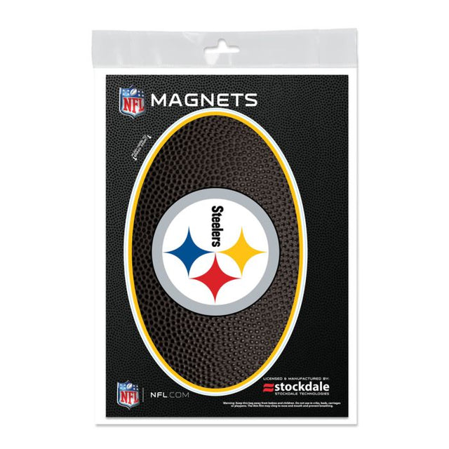 Pittsburgh Steelers TEAMBALL Outdoor Magnets 5" x 7"