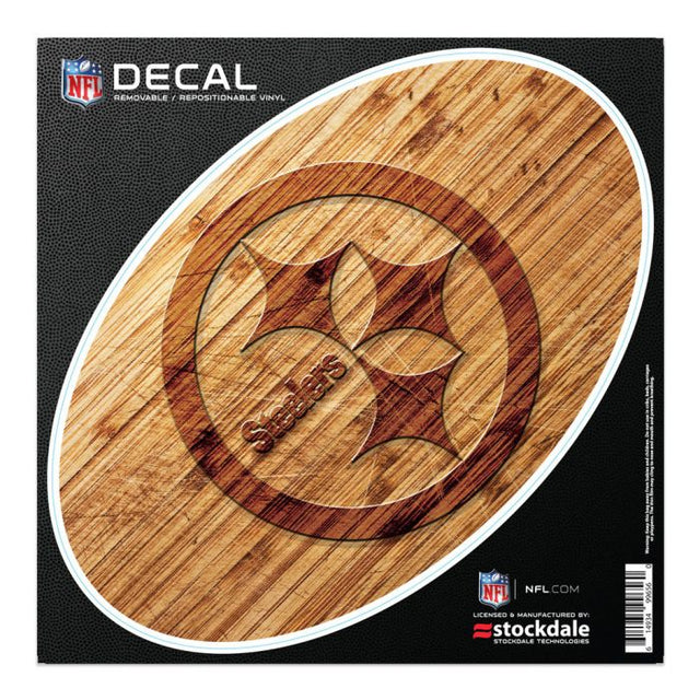 Pittsburgh Steelers WOOD All Surface Decal 6" x 6"