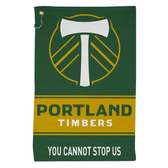 Toalla deportiva de 16 x 25 de los Portland Timbers