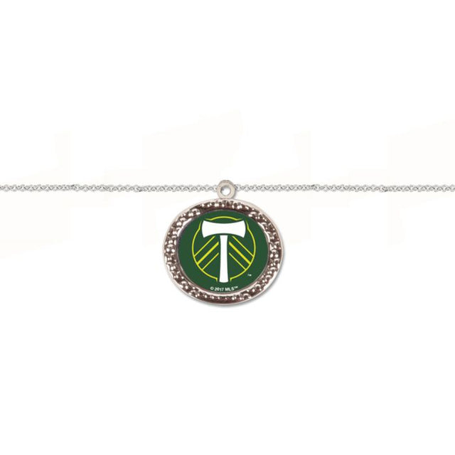 Pulsera de Portland Timbers con dijes, joyería en cartulina