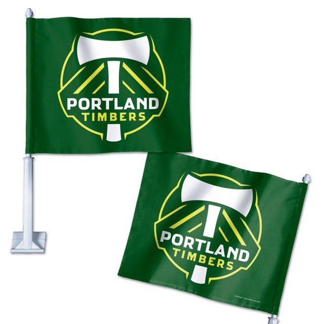 Bandera para auto de Portland Timbers, 11,75" x 14"