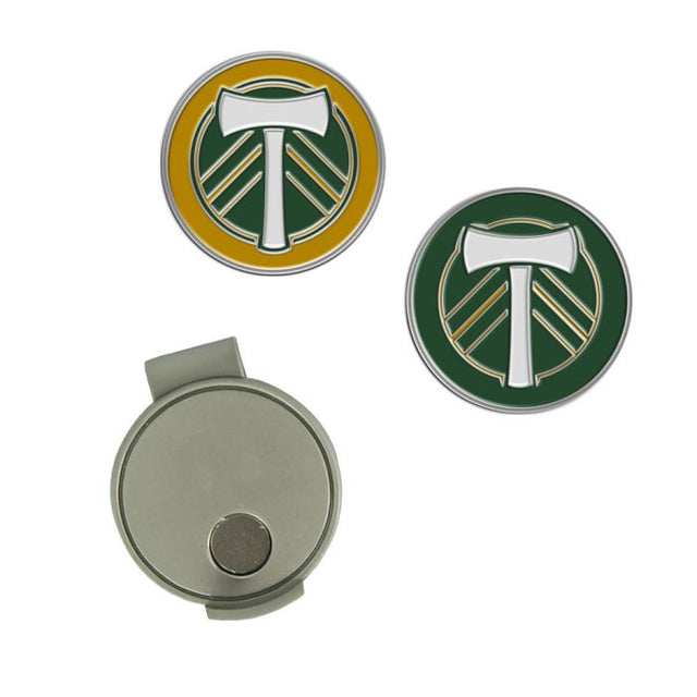 Clip para gorra y marcadores de los Portland Timbers