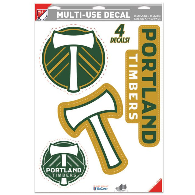 Calcomanía multiusos de Portland Timbers de 11" x 17"