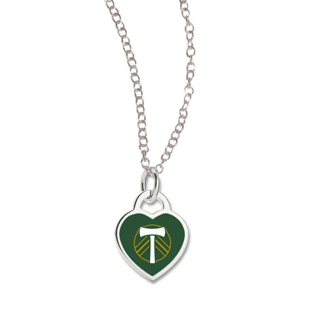 Collar de Portland Timbers con corazón en 3D