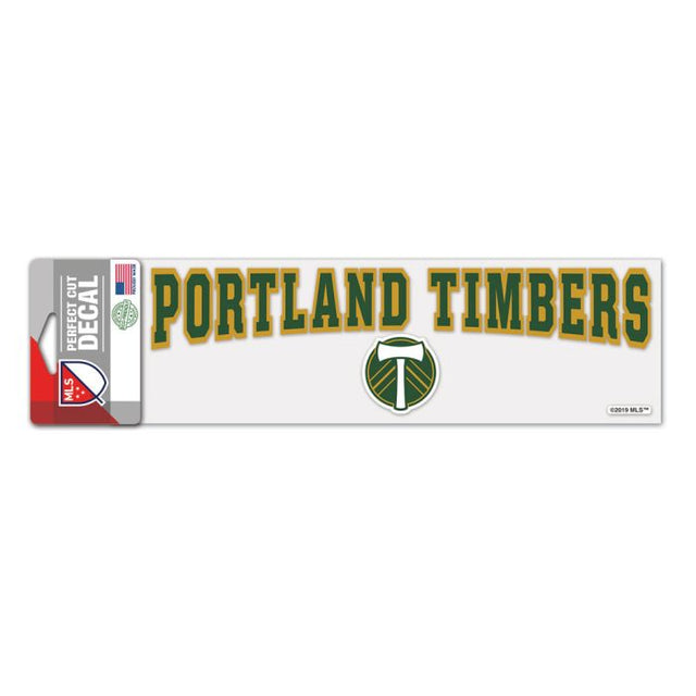 Calcomanías de Portland Timbers Perfect Cut de 3" x 10"