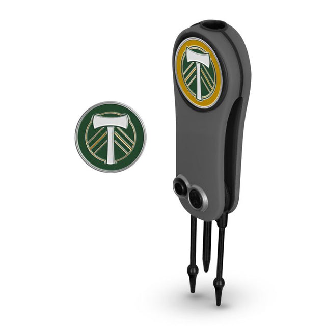 Herramienta y marcadores para reparar navajas automáticas de Portland Timbers