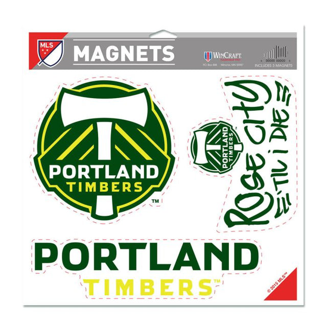 Imán de vinilo de Portland Timbers de 11" x 11"