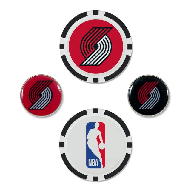 Portland Trail Blazers Ball Marker Set of four