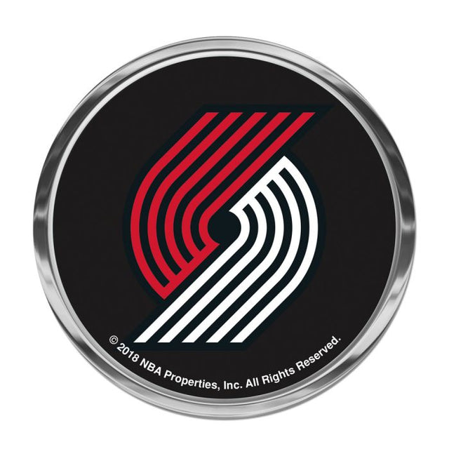 Portland Trail Blazers Chrome Metal Domed Emblem