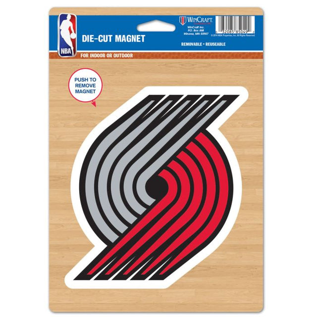 Portland Trail Blazers Die Cut Logo Magnet 6.25" x 9"