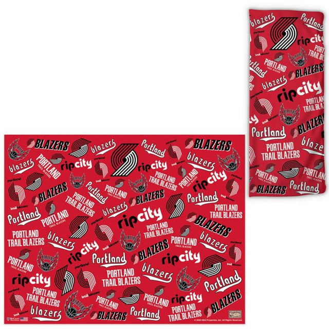 Portland Trail Blazers / Hardwoods Scatter Print Fan Wraps