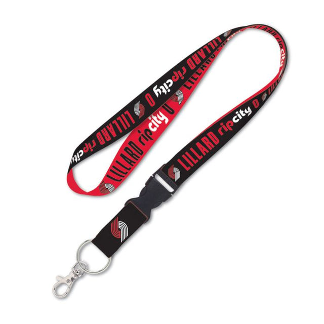 Portland Trail Blazers Lanyard w/detachable buckle 1" Damian Lillard