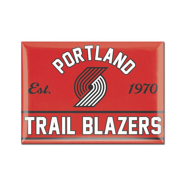 Portland Trail Blazers Metal Magnet 2.5" x 3.5"