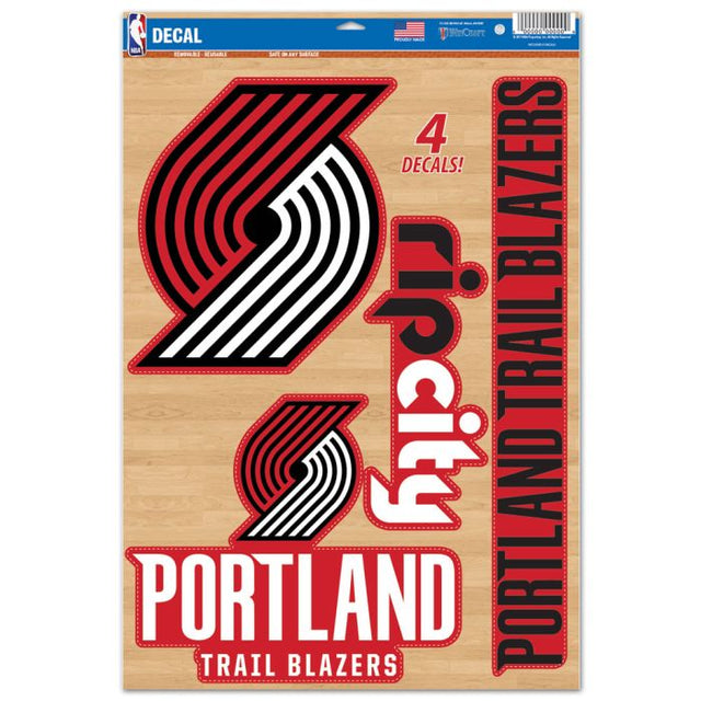 Portland Trail Blazers Multi-Use Decal 11" x 17"