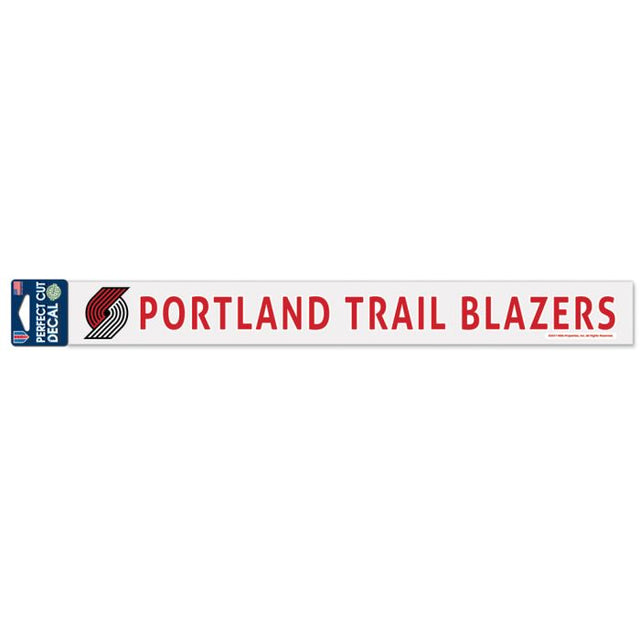 Portland Trail Blazers Perfect Cut Decals 2" x 17"