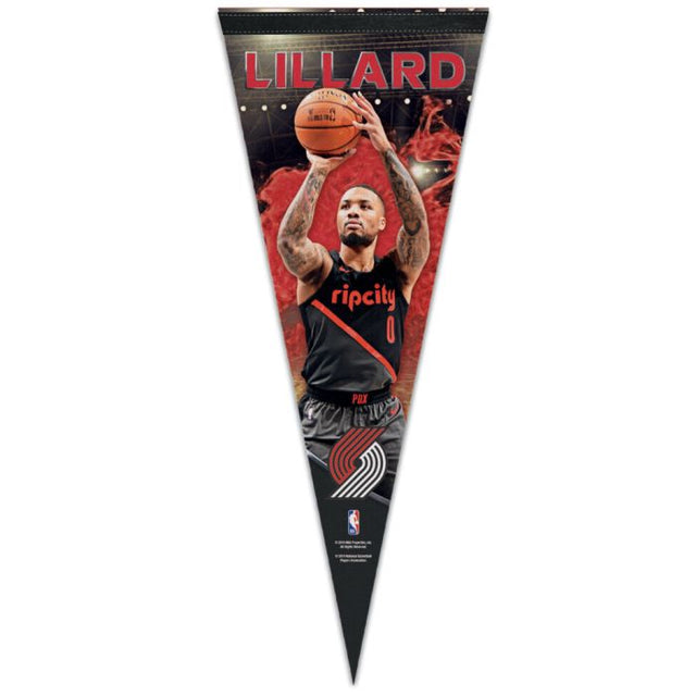 Portland Trail Blazers Premium Pennant 12" x 30" Damian Lillard