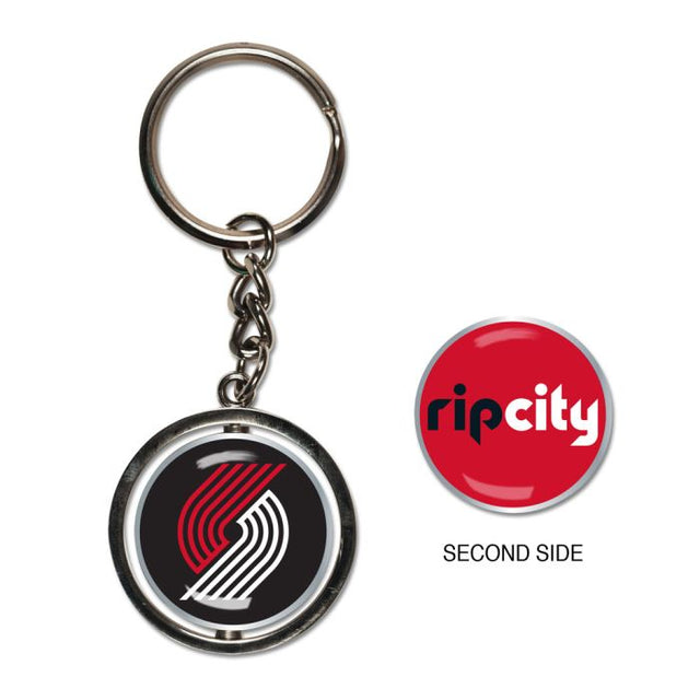 Portland Trail Blazers Spinner Key Ring