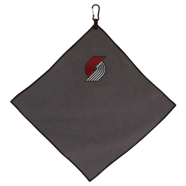 Portland Trail Blazers Towel - Grey Microfiber 15" x 15"