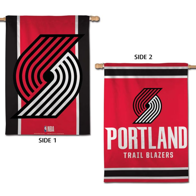 Portland Trail Blazers Vertical Flag 2 Sided 28" x 40"