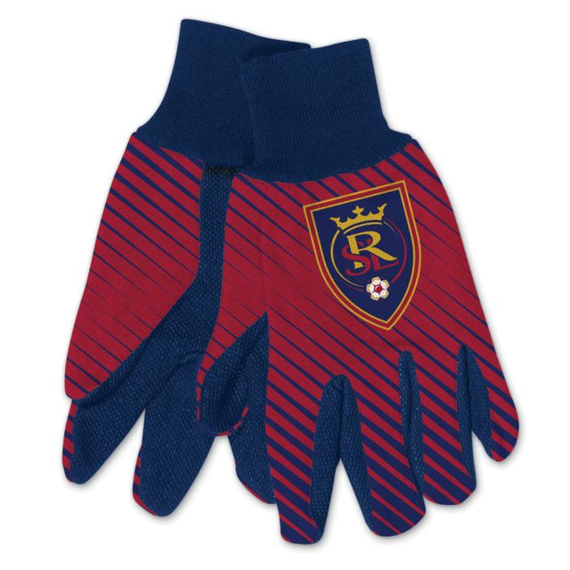 Guantes de dos tonos para adultos de Real Salt Lake