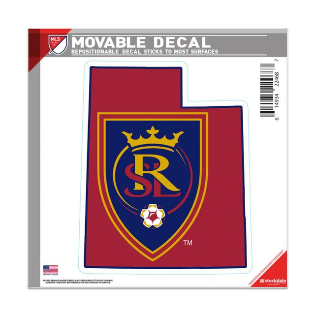 Calcomanía para todo tipo de superficies Real Salt Lake de 6" x 6"