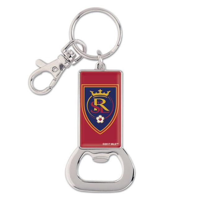 Llavero con abrebotellas rectangular de Real Salt Lake