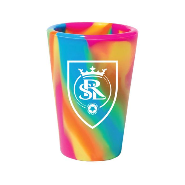 Vaso de chupito de silicona de 1,5 oz de Real Salt Lake HIPPIE HOPS