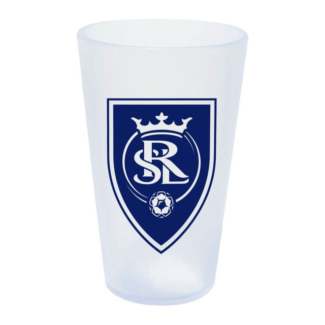 Vaso de pinta de silicona de 16 oz con forma de carámbano de Real Salt Lake