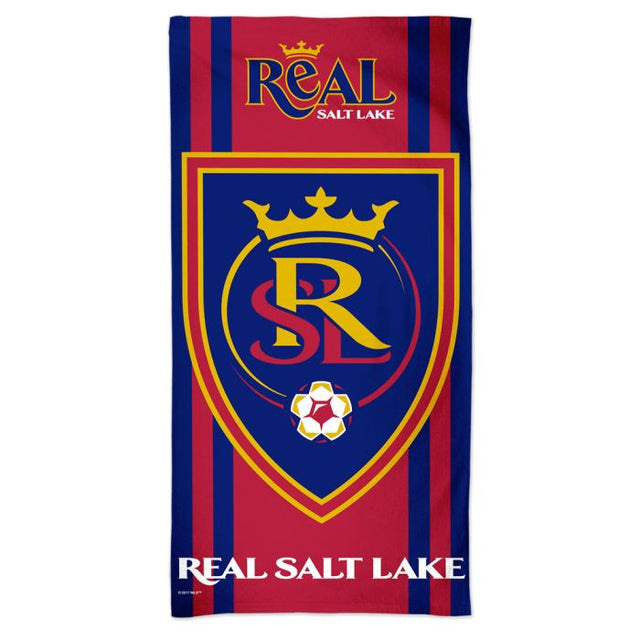 Toalla de playa Spectra con logotipo de Real Salt Lake de 30" x 60"