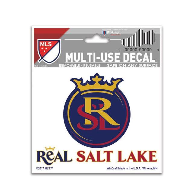 Calcomanía multiusos Real Salt Lake de 3" x 4"